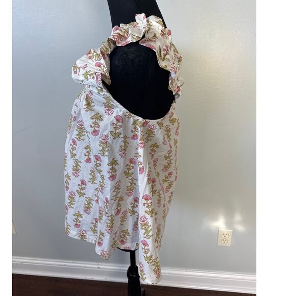 Floral Ruffle Trim Pajama Set - Picture 4 of 8